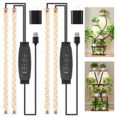 RWNTAO frontal pack 2 cabezas mostrando barras LED y longitud