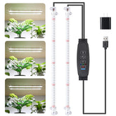 RWNTAO tira LED frontal mostrando barras y diodos, eficiencia lumínica