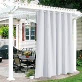 RYB HOME cortina exterior frontal mostrando estilo y sombra