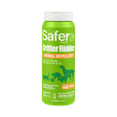 Safer envase frontal mostrando gránulos y uso seguro