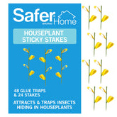 Safer estaca frontal mostrando el paquete y beneficio control de plagas