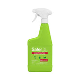 Safer botella frontal lista para usar mostrando etiqueta clara y beneficio de control