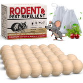 SAHETO paquete de bolas repelentes frente mostrando cantidad y diseño, protección natural