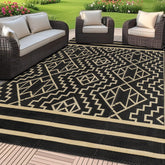 SAND MINE alfombra frontal 9x12 mostrando diseño reversible y durabilidad