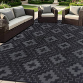 SAND MINE vista frontal de la alfombra exterior con elegante diseño y durabilidad