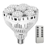 SANSI bombilla frontal mostrando diseño y casquillo para ahorro energético