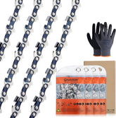 Savior cadena 8 pulgadas frontal mostrando paquete completo y compatibilidad