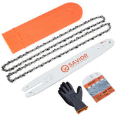 Savior guía 14" vista frontal con ajuste A074 y beneficio de compatibilidad