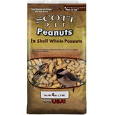 Scott Pet bolsa de cacahuetes enteros 4 lb mostrando el empaque y beneficio frescura