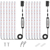SDOVUERC vista frontal pack de 2 tiras iluminando varias plantas eficientemente