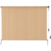 SEEYE persiana frontal mostrando diseño walnut y protección solar