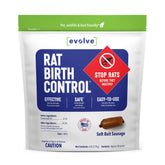 SenesTech empaque frontal que muestra 6 lb y beneficios de control no tóxico