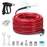 SEPLY paquete completo del kit jetter mostrando todos los componentes y facilidad de uso