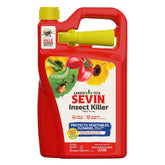 Sevin envase frontal listo para usar 1 galón, control rápido de plagas