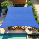 Shade&Beyond vista frontal del toldo 12'x12' mostrando sombra amplia
