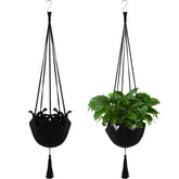 Shappy colgador macramé frontal mostrando diseño y soporte resistente