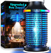 shpingping vista frontal del zapper exterior, control eficaz de insectos