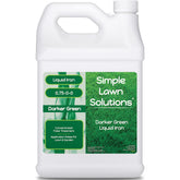 Simple Lawn Solutions envase frontal mostrando etiqueta y uso