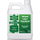 Simple Lawn Solutions envase frontal que muestra formato de 32 onzas y diseño claro
