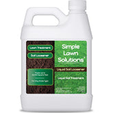 Simple Lawn Solutions envase frontal mostrando tamaño y rótulo, facilita identificación