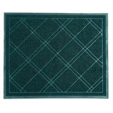 SlipToGrip vista frontal del felpudo pack de 2 mostrando color verde y diseño