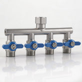 SNUTUYA divisor frontal de acero inoxidable con cuatro salidas y beneficio de control durable