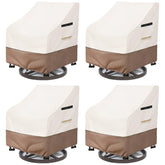 SoloToo vista frontal pack de 4 fundas protege sillas al aire libre