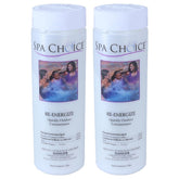 SpaChoice envase frontal mostrando pack de 2 libras y claridad visual