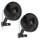 Spider Farmer ventilador frontal pack de 2 mostrando el diseño compacto y cobertura