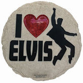 Spoontiques piedra Elvis vista frontal con diseño llamativo y bienvenida acogedora