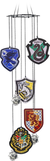Spoontiques campana Hogwarts vista frontal mostrando figuras y encanto decorativo