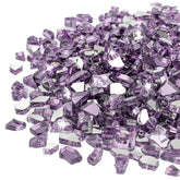 Stanbroil empaque frontal mostrando 10 libras de vidrio violeta reflectante para fácil almacenamiento y uso