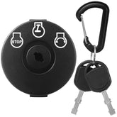 SUHUFU interruptor frontal mostrando montaje y ajuste rápido