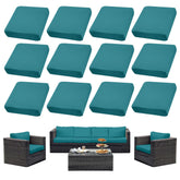 SUKAIKEQA vista frontal del set de fundas que renueva muebles exteriores
