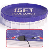 SUMMERBUDDY cubierta frontal 15 ft mostrando ajuste seguro y protección
