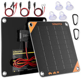 SUNAPEX panel 5W frontal mostrando diseño compacto y eficiencia