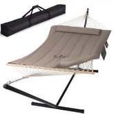 SUNCREAT hamaca frontal con soporte listo para usar, cómoda y estable
