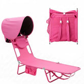 SUNNYFEEL tumbona frontal con dosel protege rostro y mejora confort