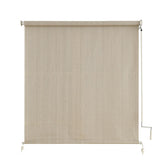 sunoff vista frontal del estor sesame muestra protección solar