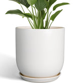 SUNPOTFOR maceta 12" vista frontal elegante y moderna