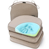 SUNROX vista frontal del set Husk Birch con aspecto elegante y resistencia