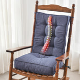 SUNROX vista frontal del set de cojines con color heather indigo y aspecto elegante