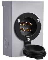 SURAIELEC vista frontal de caja de entrada 30A, protección exterior
