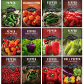 SURVIVAL GARDEN SEEDS empaque frontal mostrando las 12 variedades y beneficios