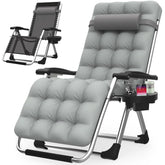 Suteck silla zero gravity vista frontal mostrando diseño robusto y comodidad