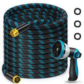 Svansea manguera 100FT vista frontal del empaque, durable y lista para usar