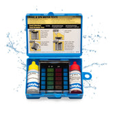Taylor K-1000 estuche frontal mostrando contenido y organización, facilita pruebas rápidas