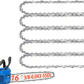 TEEANEES pack frontal mostrando cinco cadenas de 16 pulgadas y compatibilidad visible