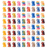 Teenzee caja frontal con 100 figuras y facilidad de almacenamiento