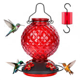 Tegarbed comedero frontal mostrando el diseño rojo que atrae colibríes